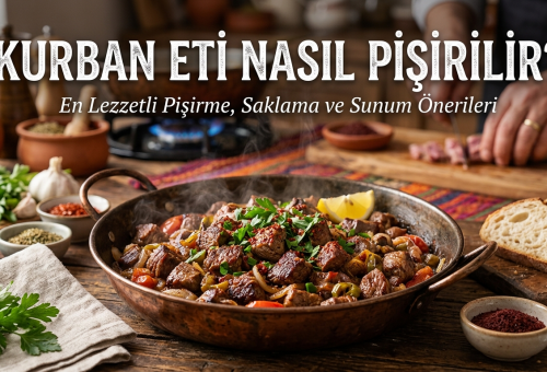 Kurban Eti Nasıl Pişirilir? En Lezzetli Pişirme, Saklama ve Sunum Önerileri