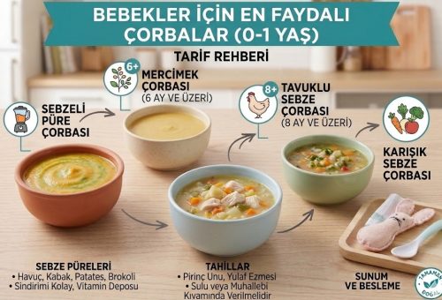 Bebekler İçin En Faydalı Çorbalar (0-1 Yaş)