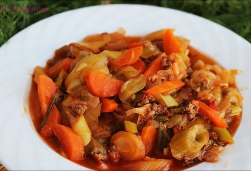Ekşili Pırasa Yemeği Tarifi
