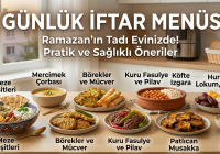 3 Günlük İftar Menüsü