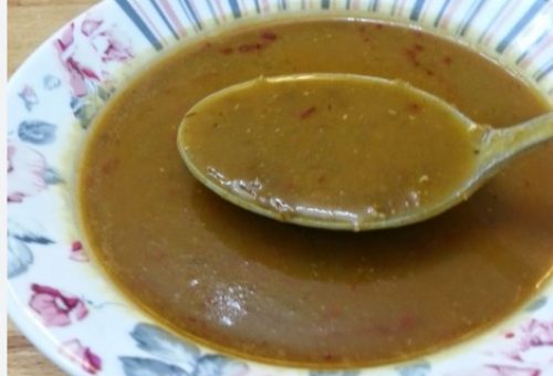Terbiyeli Yeşil Mercimek Çorbası Tarifi